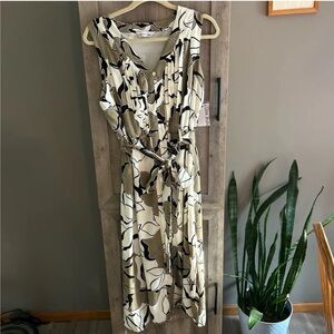 Nine West Crepe midi dress